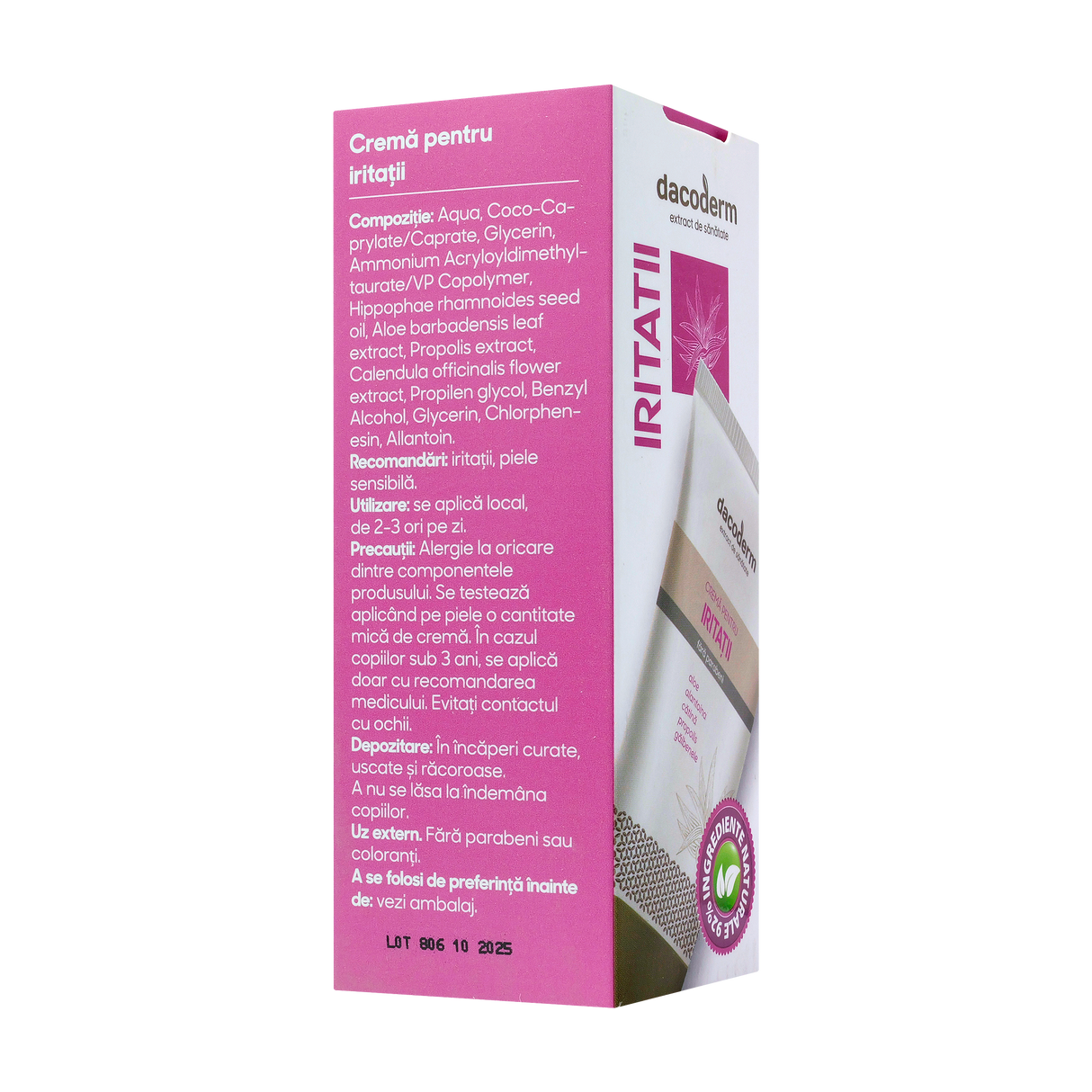 Crema pentru iritatii Dacoderm 75 ml
