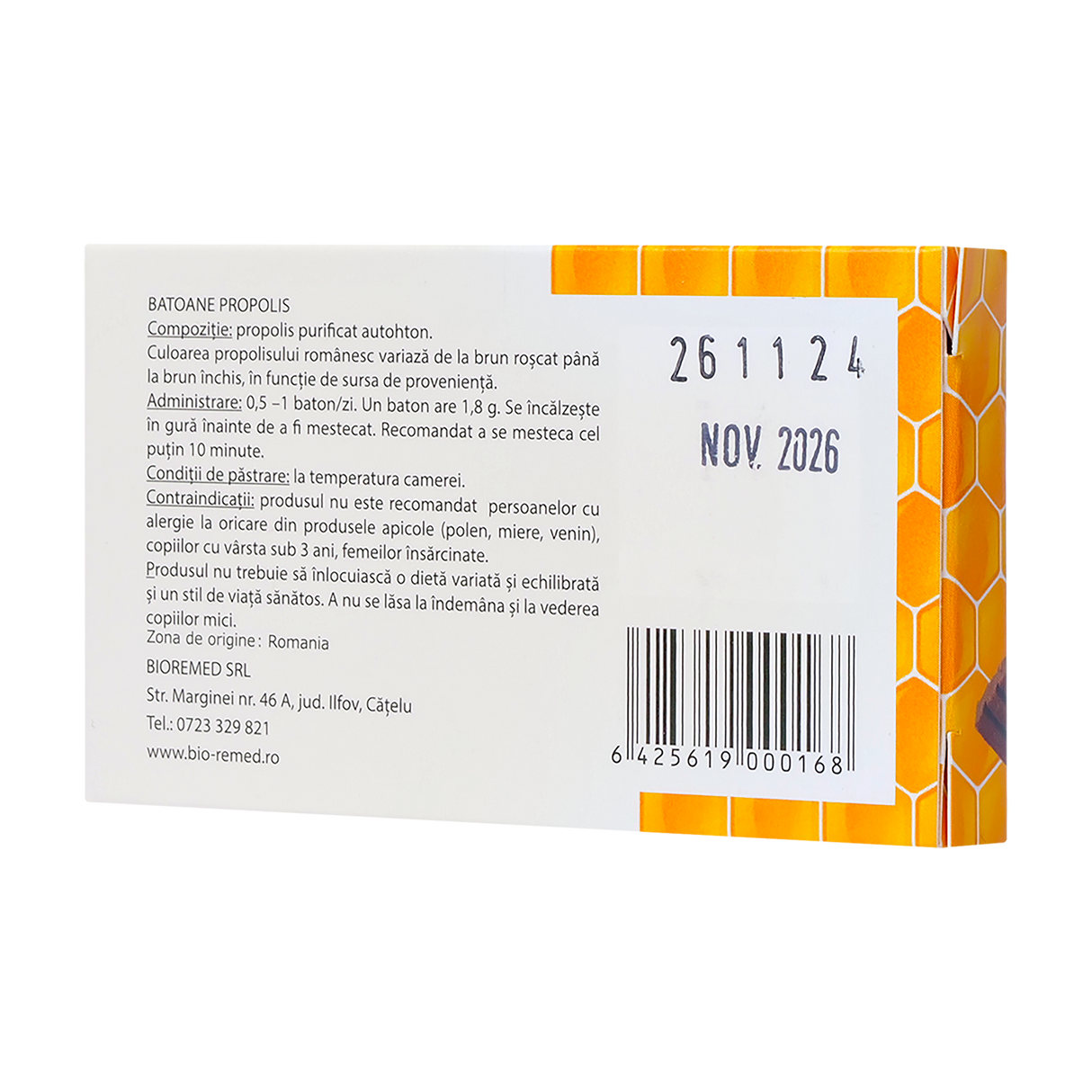 Batoane propolis masticabile 10 x 1.8 g