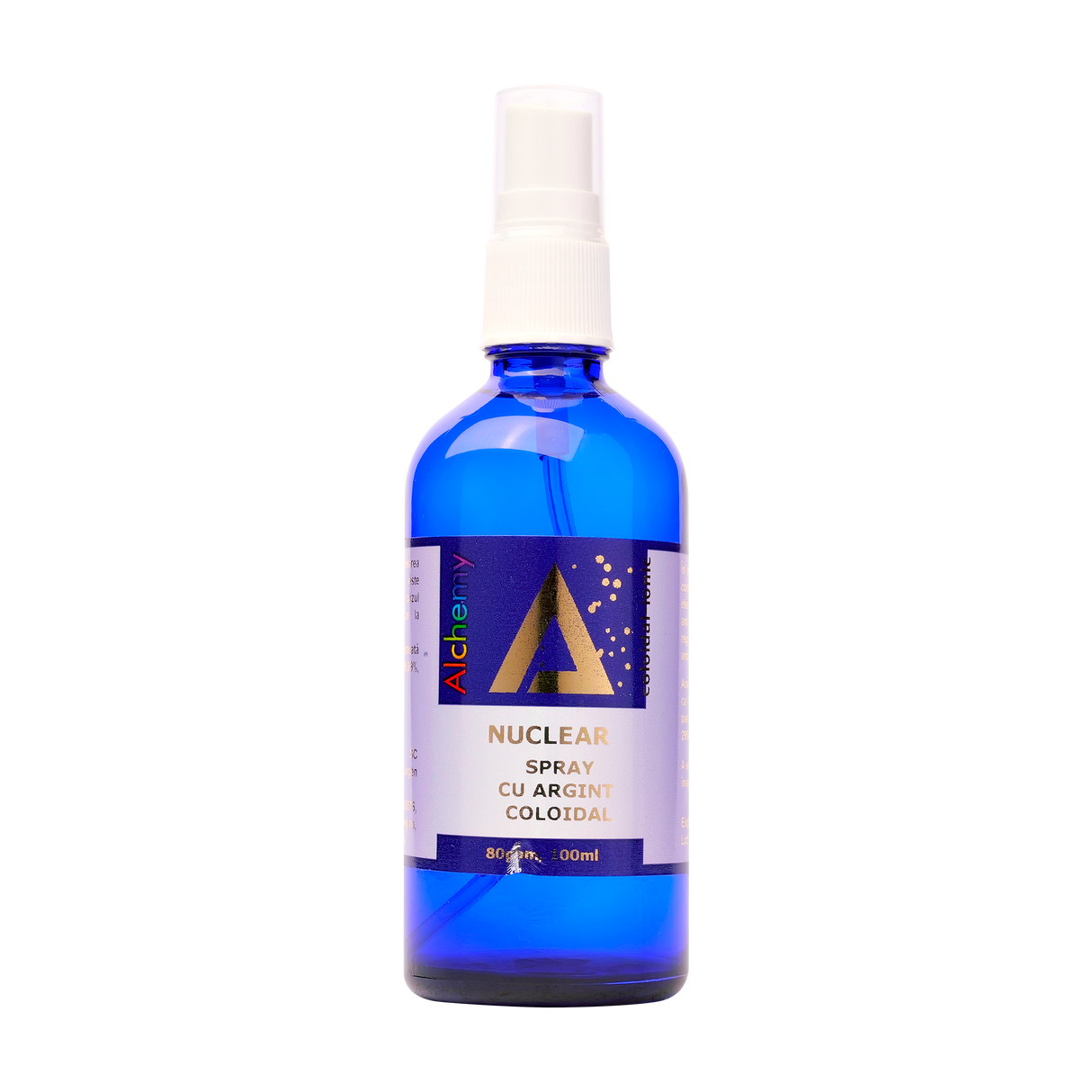 Nuclear lotiune piele cu ag coloidal 80ppm 100 ml