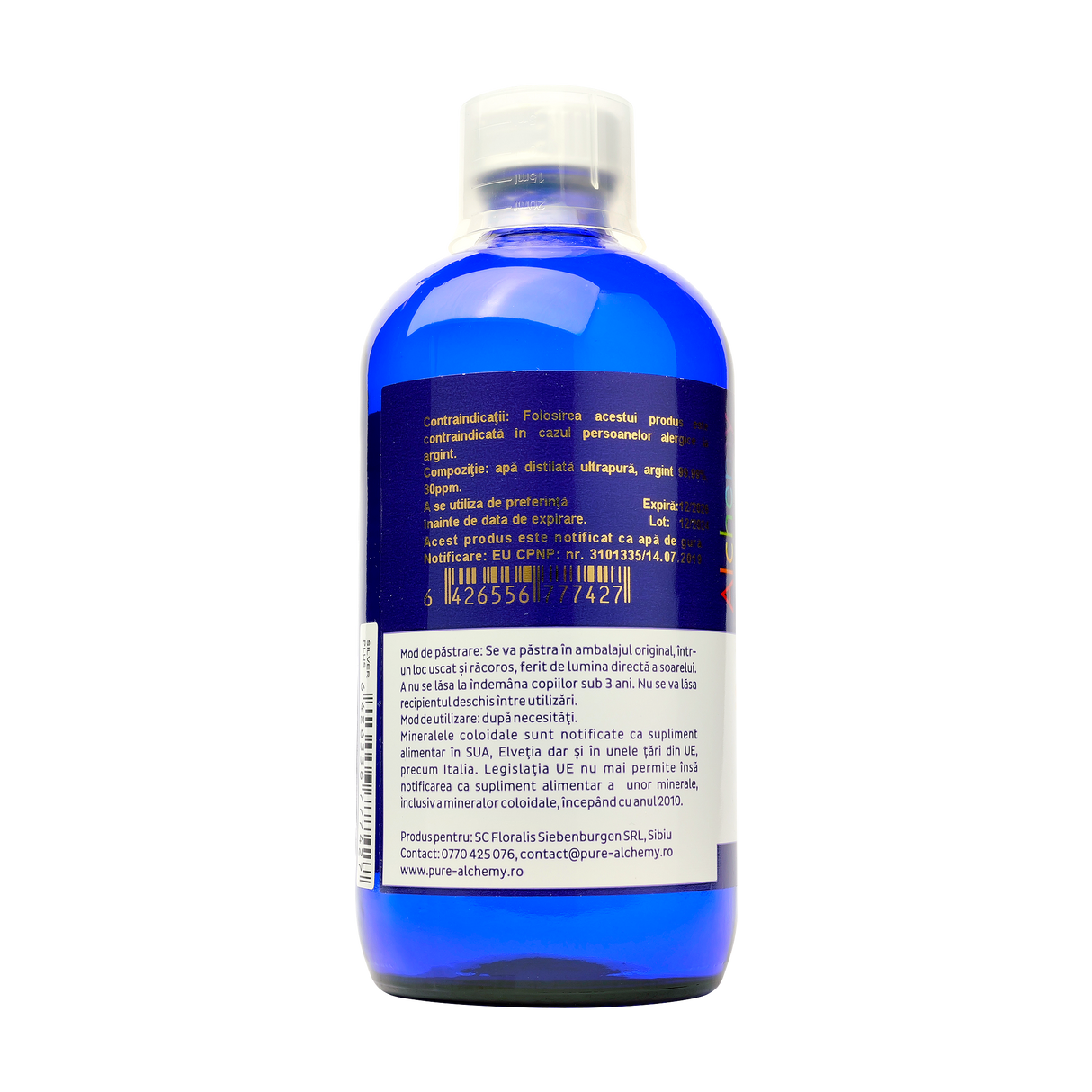 Argint coloidal silver plus 30ppm 480 ml