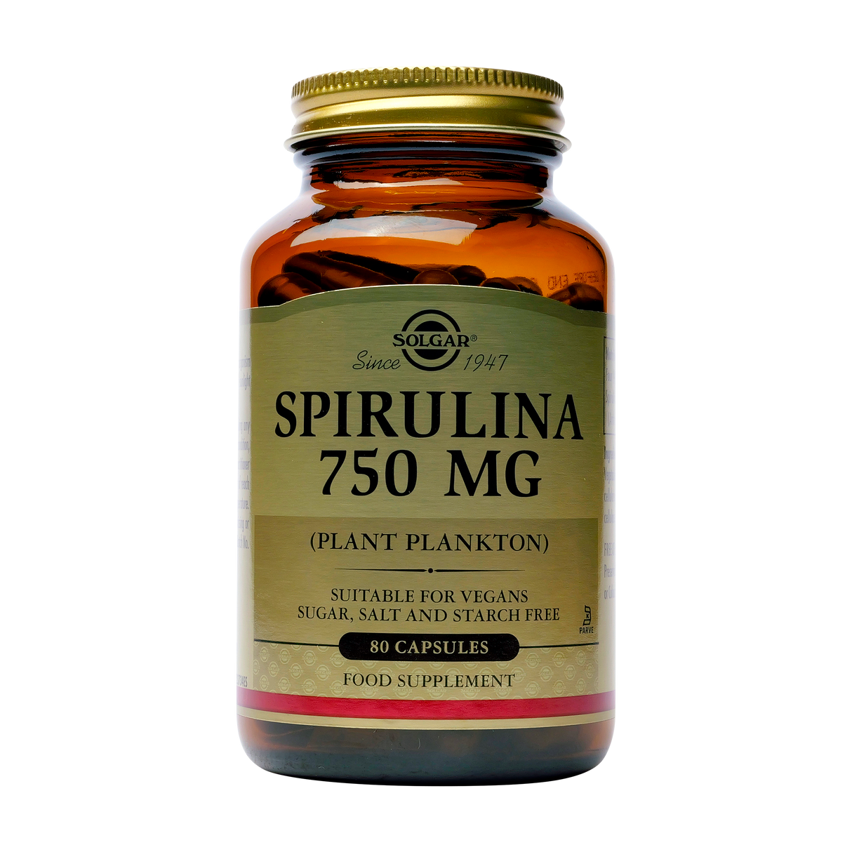 Spirulina 750 mg 80 comprimate