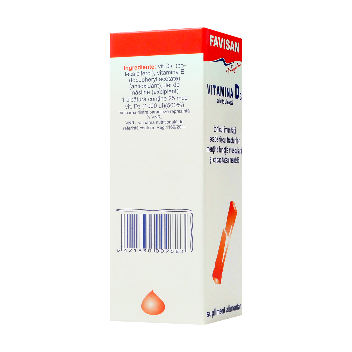 Vitamina D3 picaturi 30 ml
