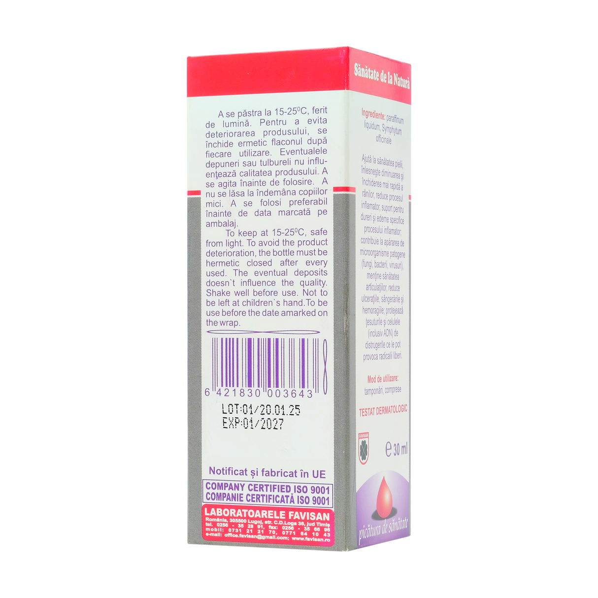 Ulei tataneasa 30 ml