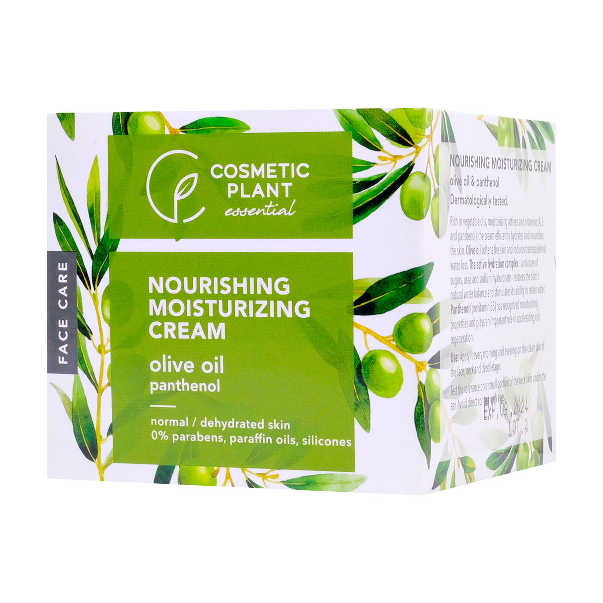 Crema hidratanta nutritiva cu ulei de masline si pantenol 50 ml