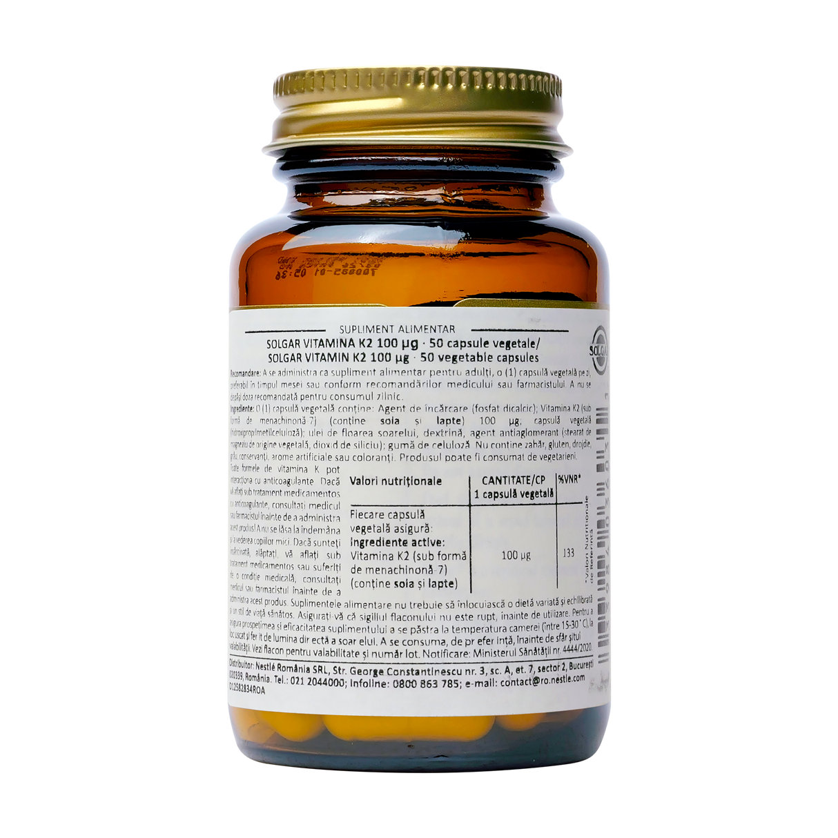 Vitamina K2 100mg 50 capsule