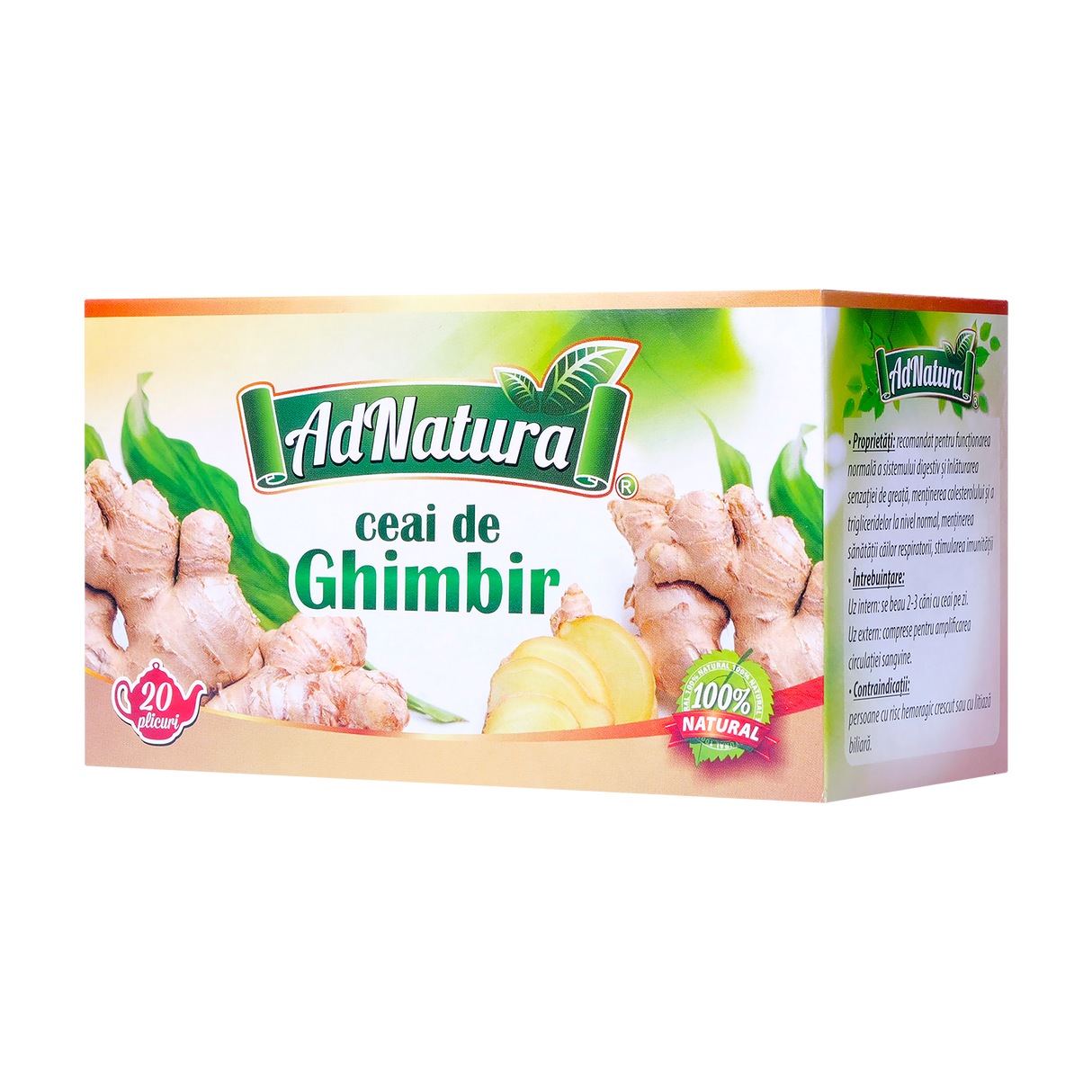 Ceai de Ghimbir 20 plicuri