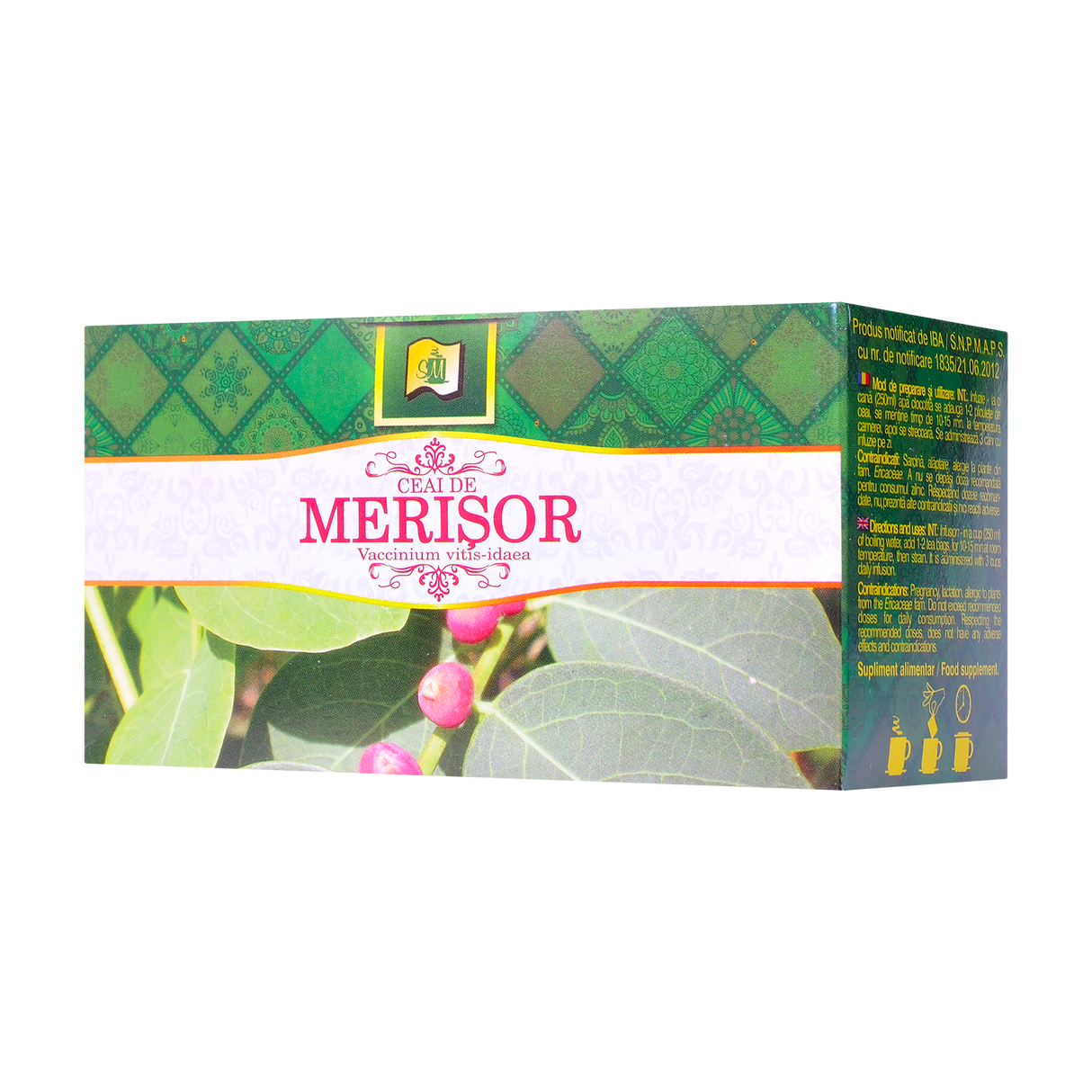 Ceai merisor 20 plicuri