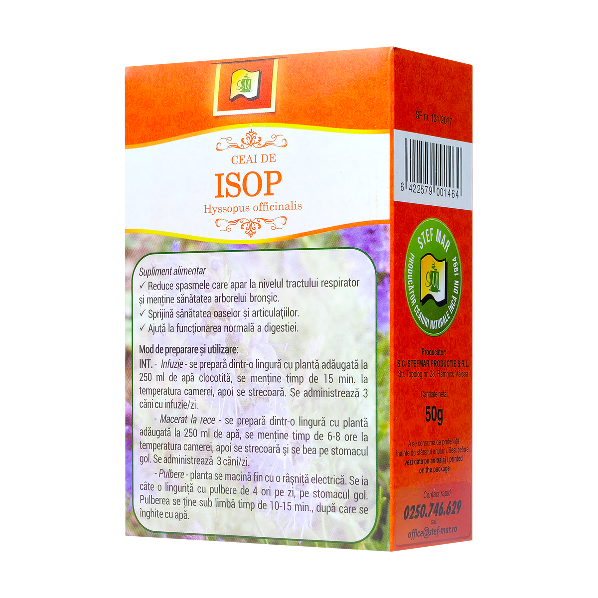 Ceai isop 50 g
