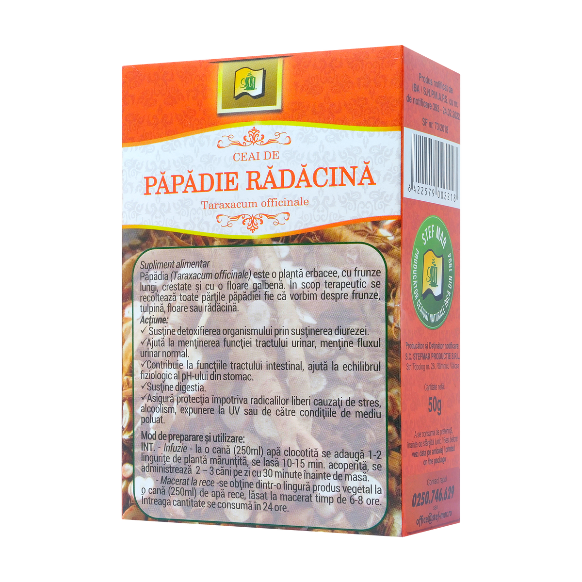 Ceai de Papadie radacina 50 g