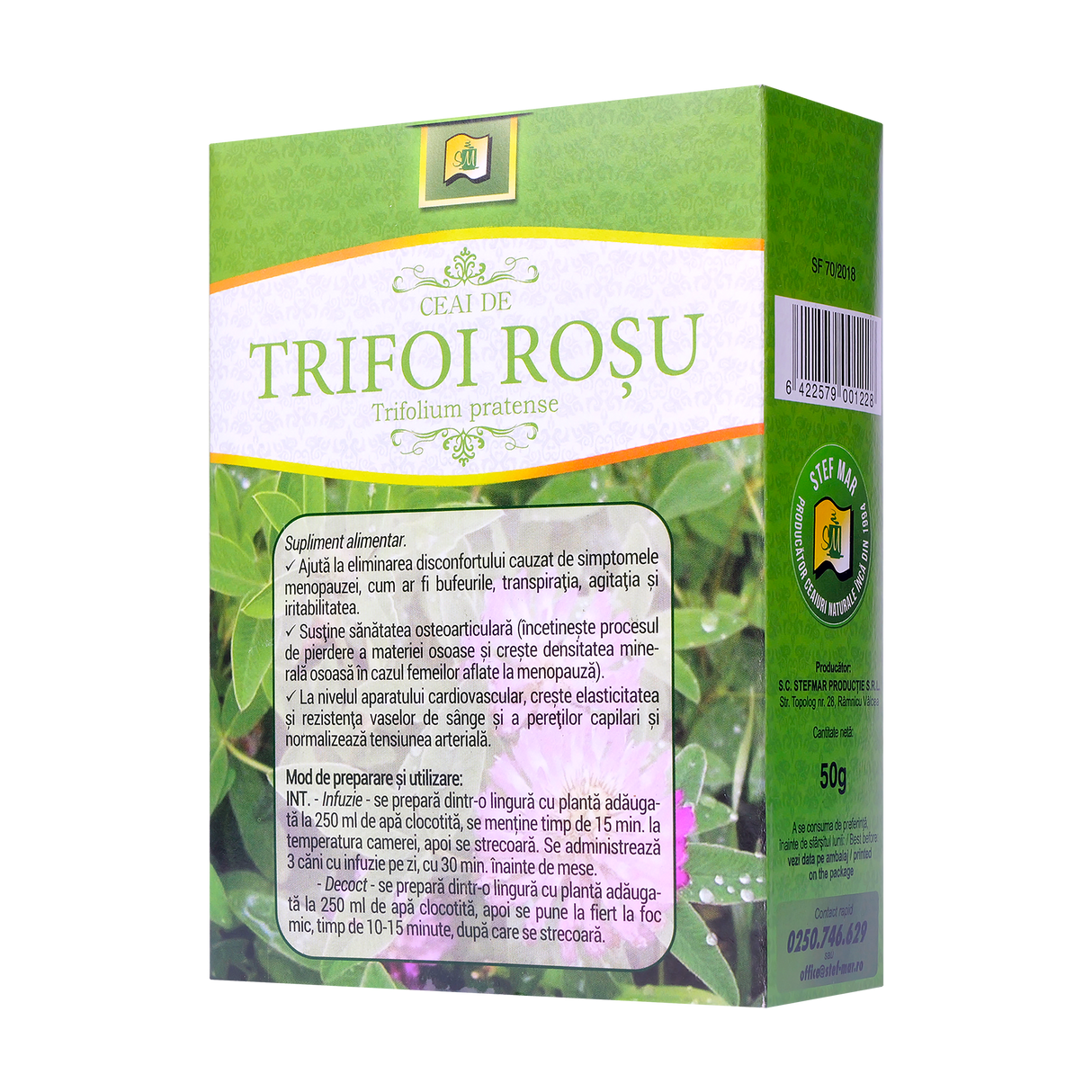 Ceai trifoi rosu 50 g