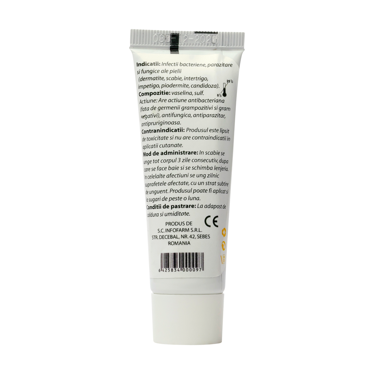 Unguent cu sulf 10% 25 ml