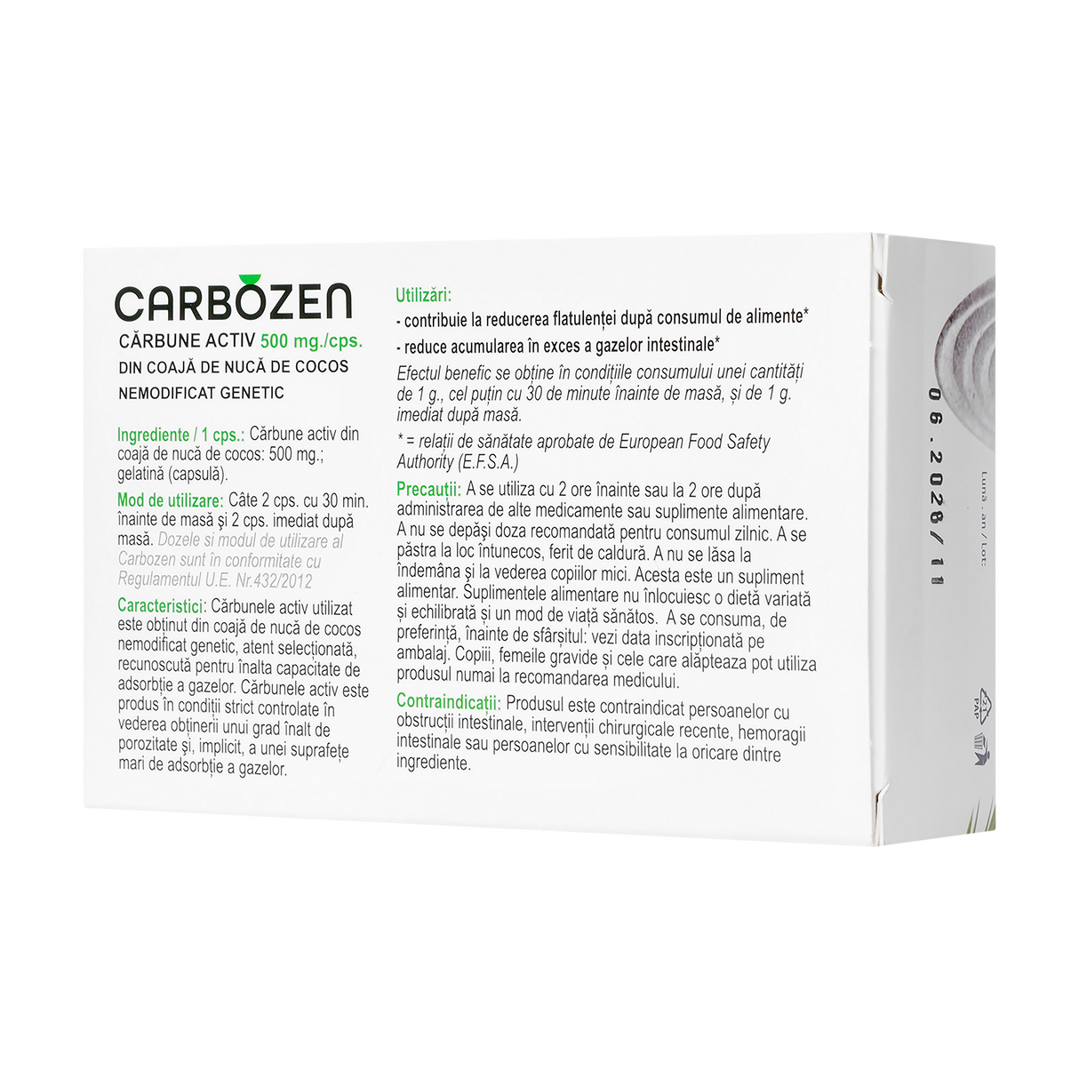 Carbozen 500mg 30 capsule