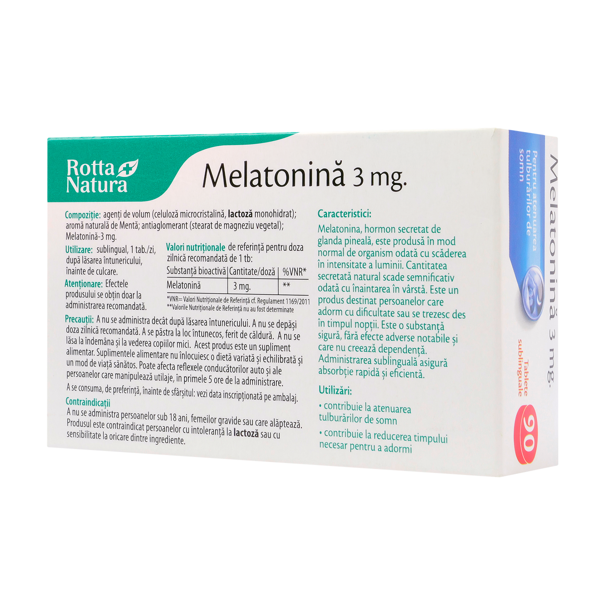 Melatonina 3mg 90 tablete