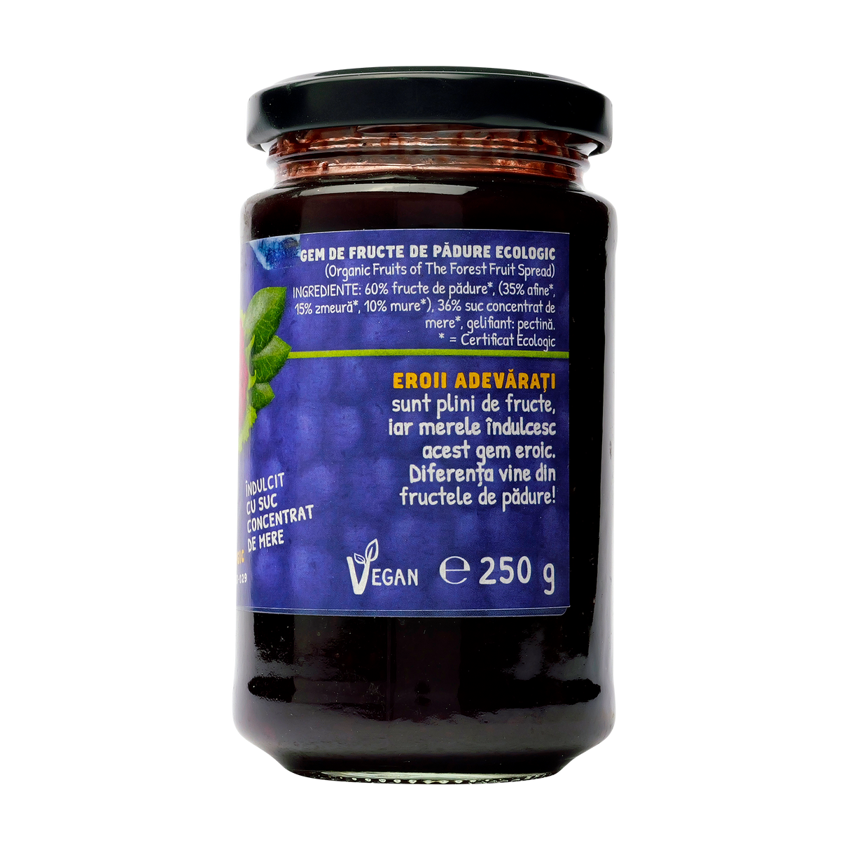 Gem de fructe de padure 250 g