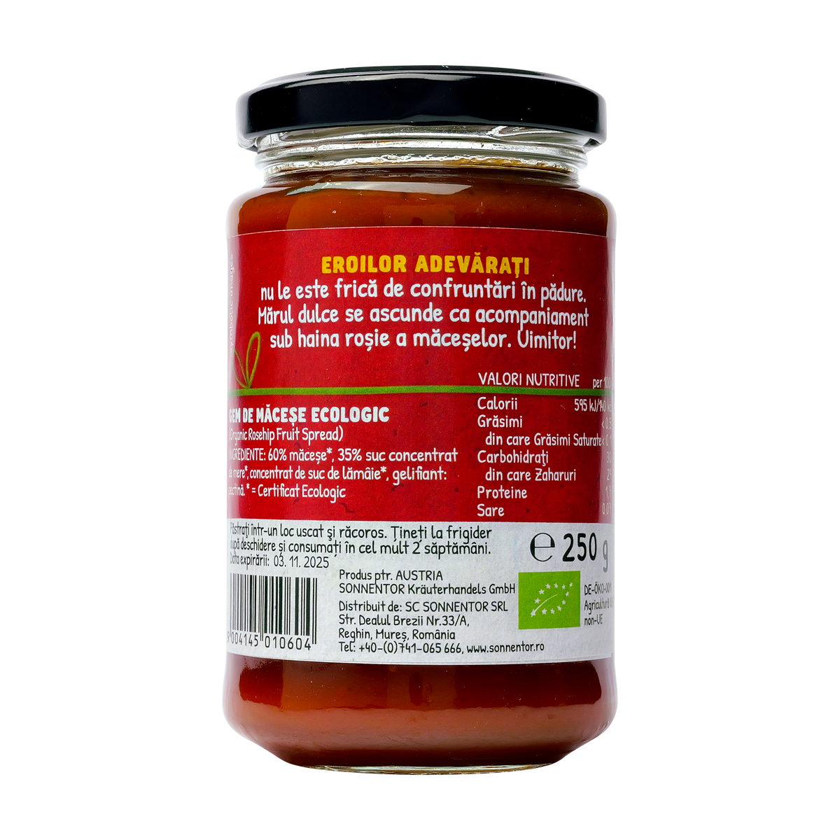 Gem de macese 250 g