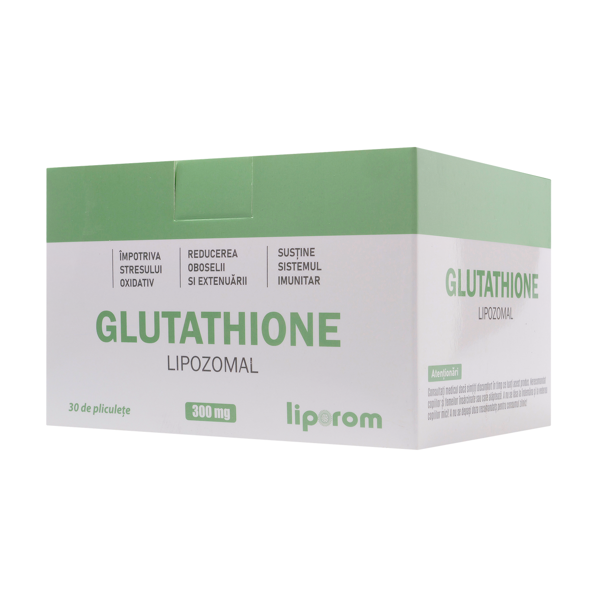 Glutathione lipozomal Liporom 300mg 30 plicuri