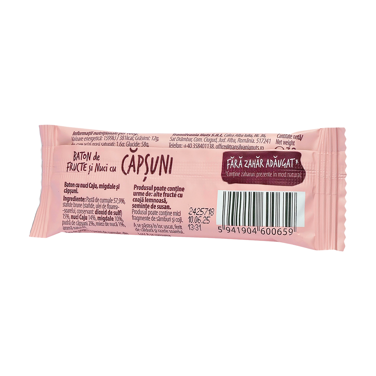Baton de Fructe "yoli" cu Capsuni 30 g