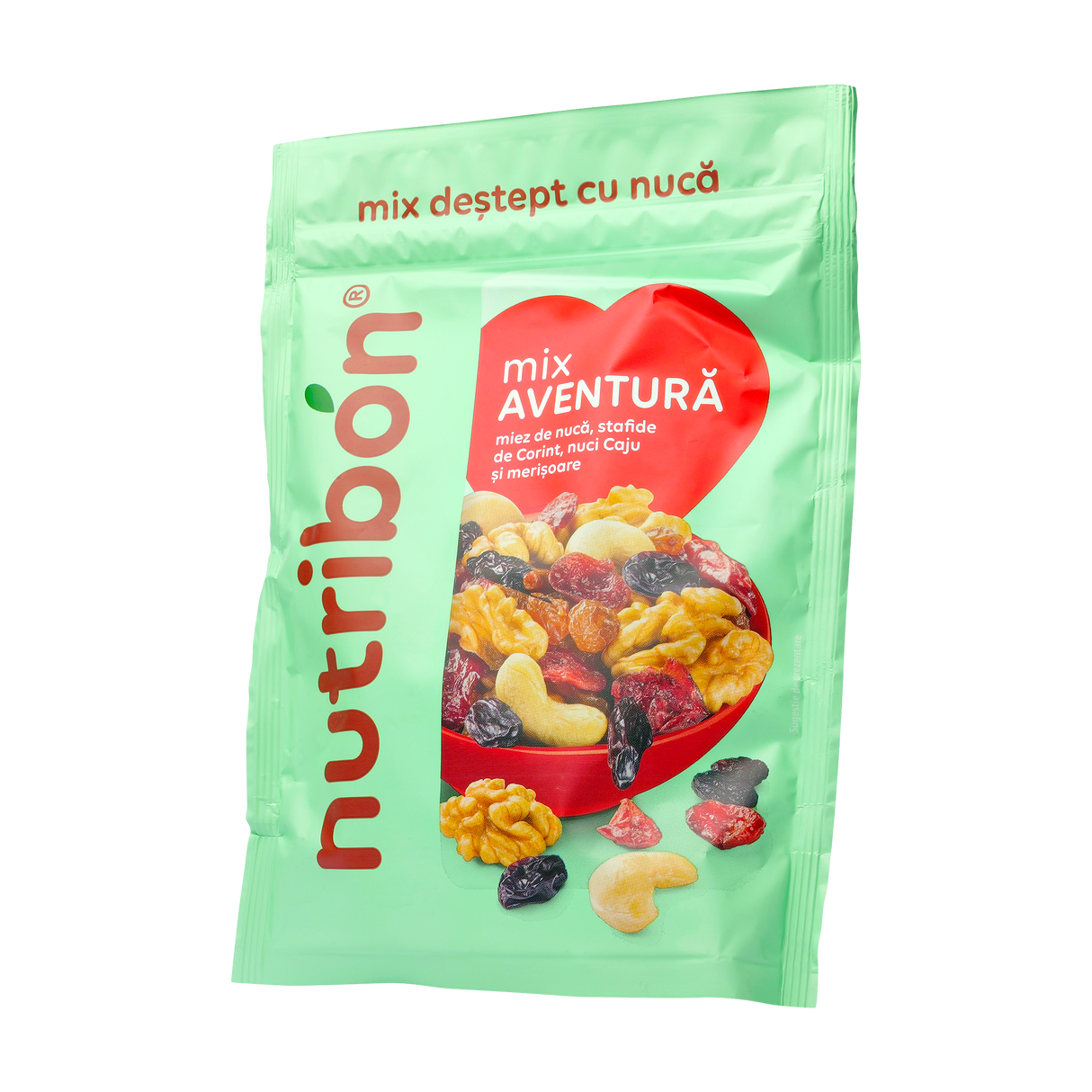 Mix aventura (miez de nuca, caju, merisoare, stafide corint) 150 g