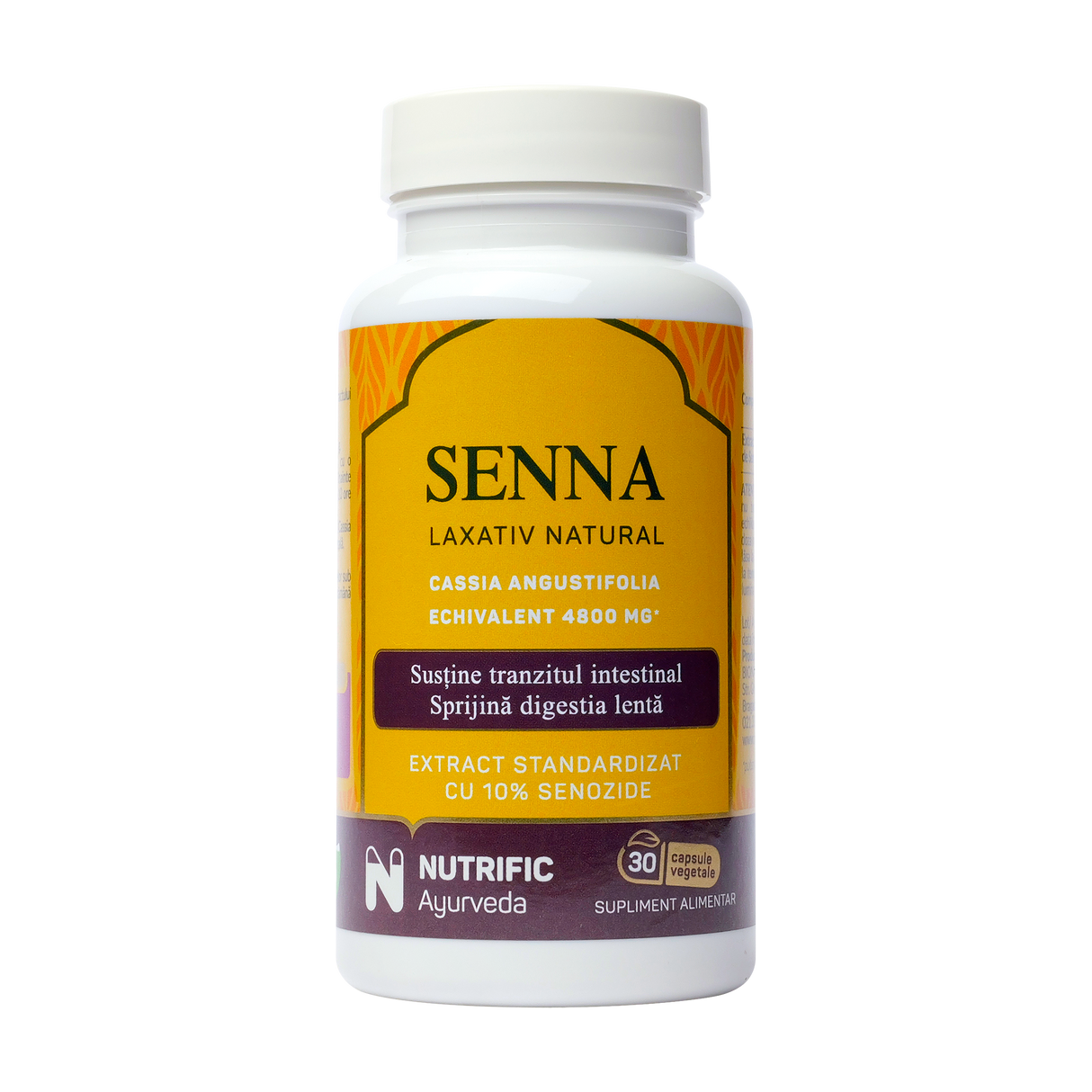 Senna laxativ natural 30 capsule vegetale