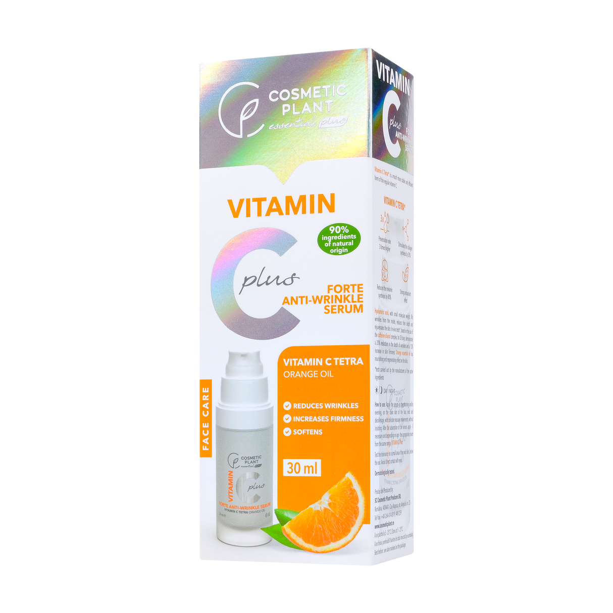 Ser antirid forte vitamin C plus cu pompita 30 ml
