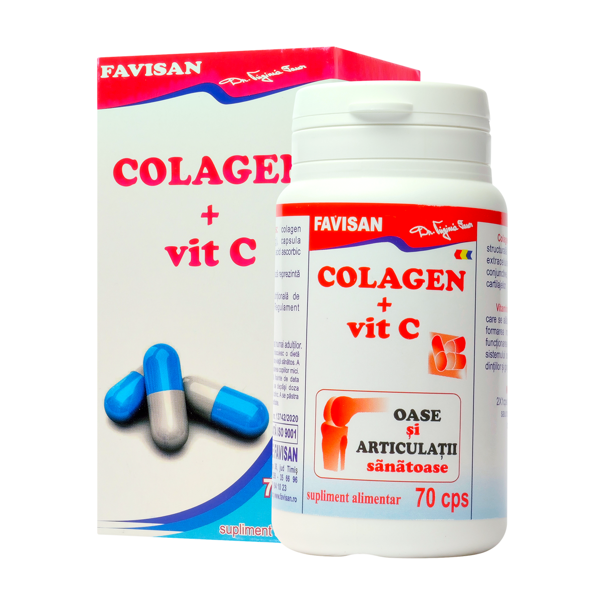 Colagen + Vitamina C 70 capsule