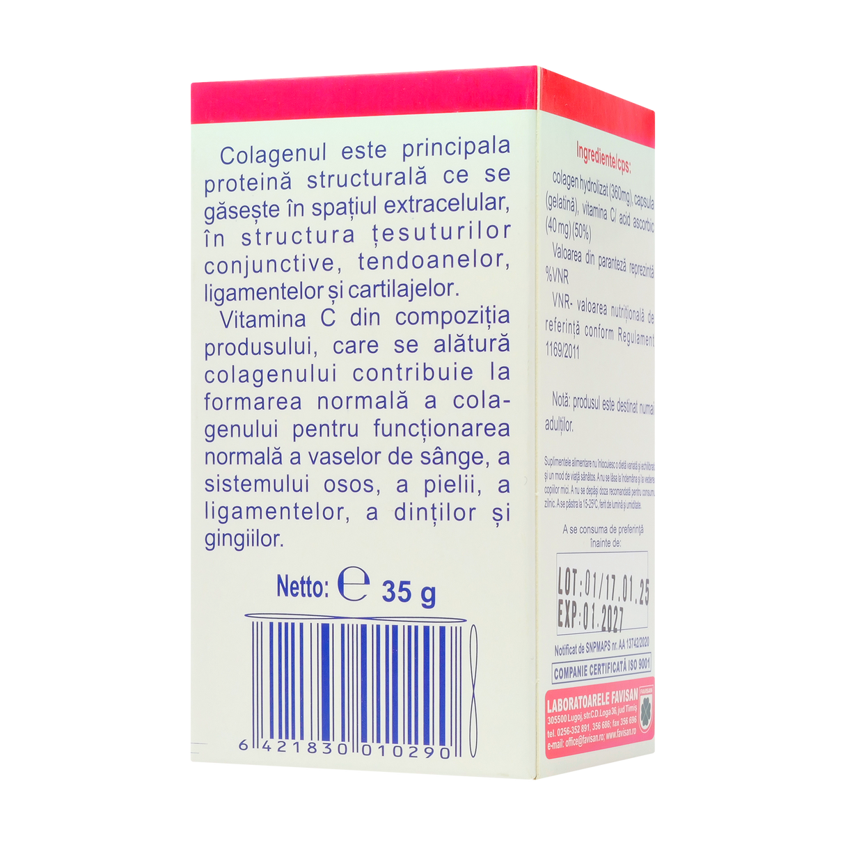 Colagen + Vitamina C 70 capsule