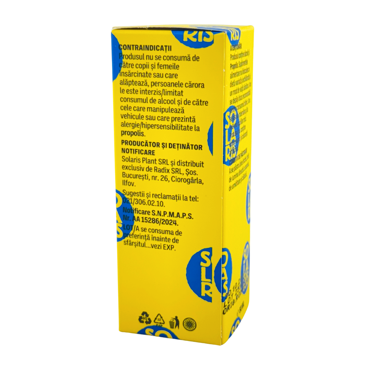 Tinctura de propolis - Antibiotic natural 50 ml