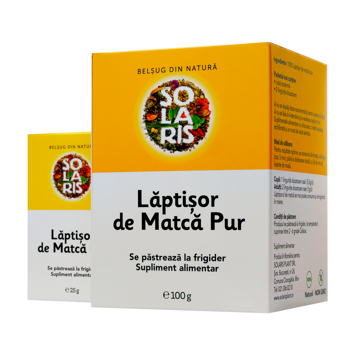 Laptisor de matca pur 100 g + 25 g CADOU