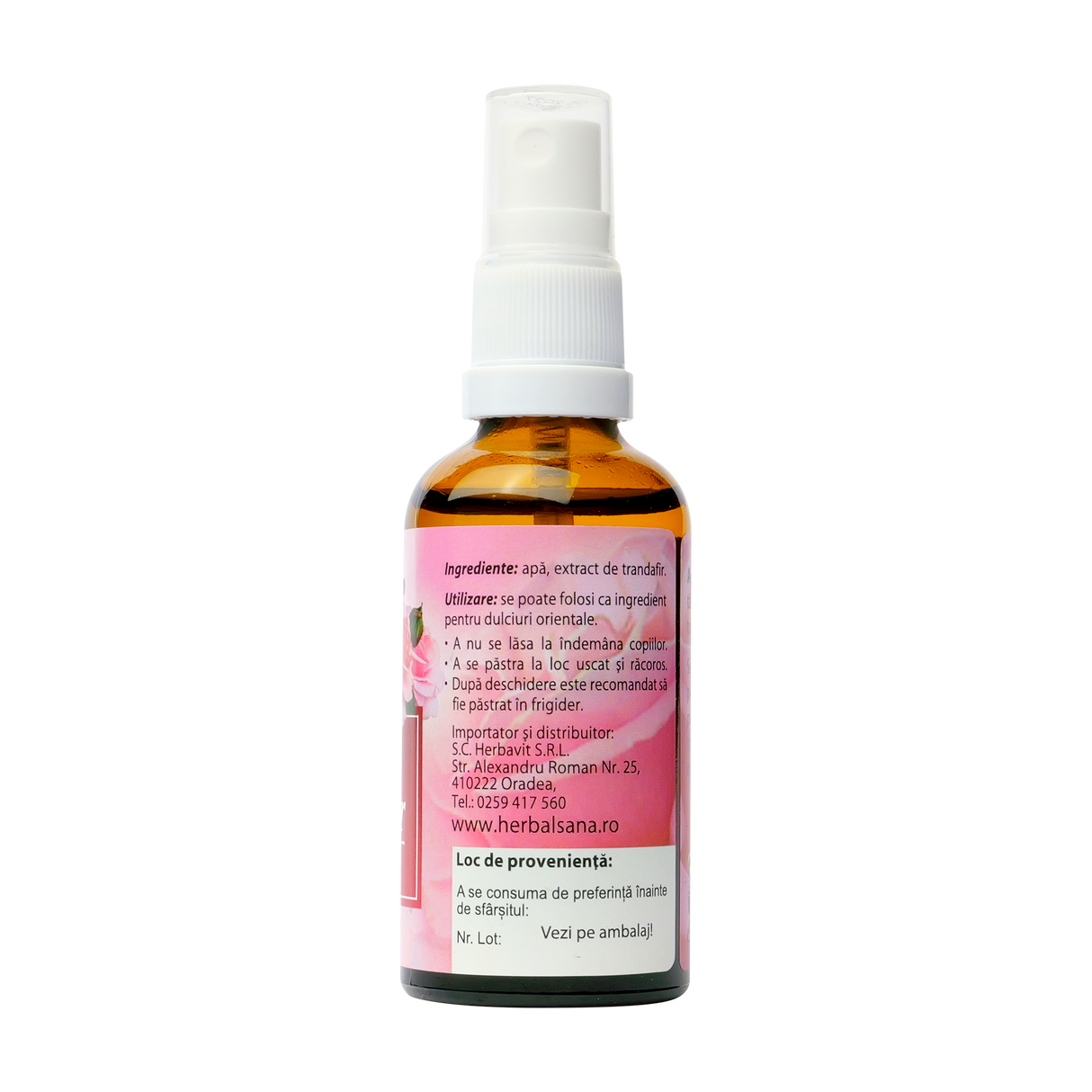 Apa de trandafir spray 50 ml