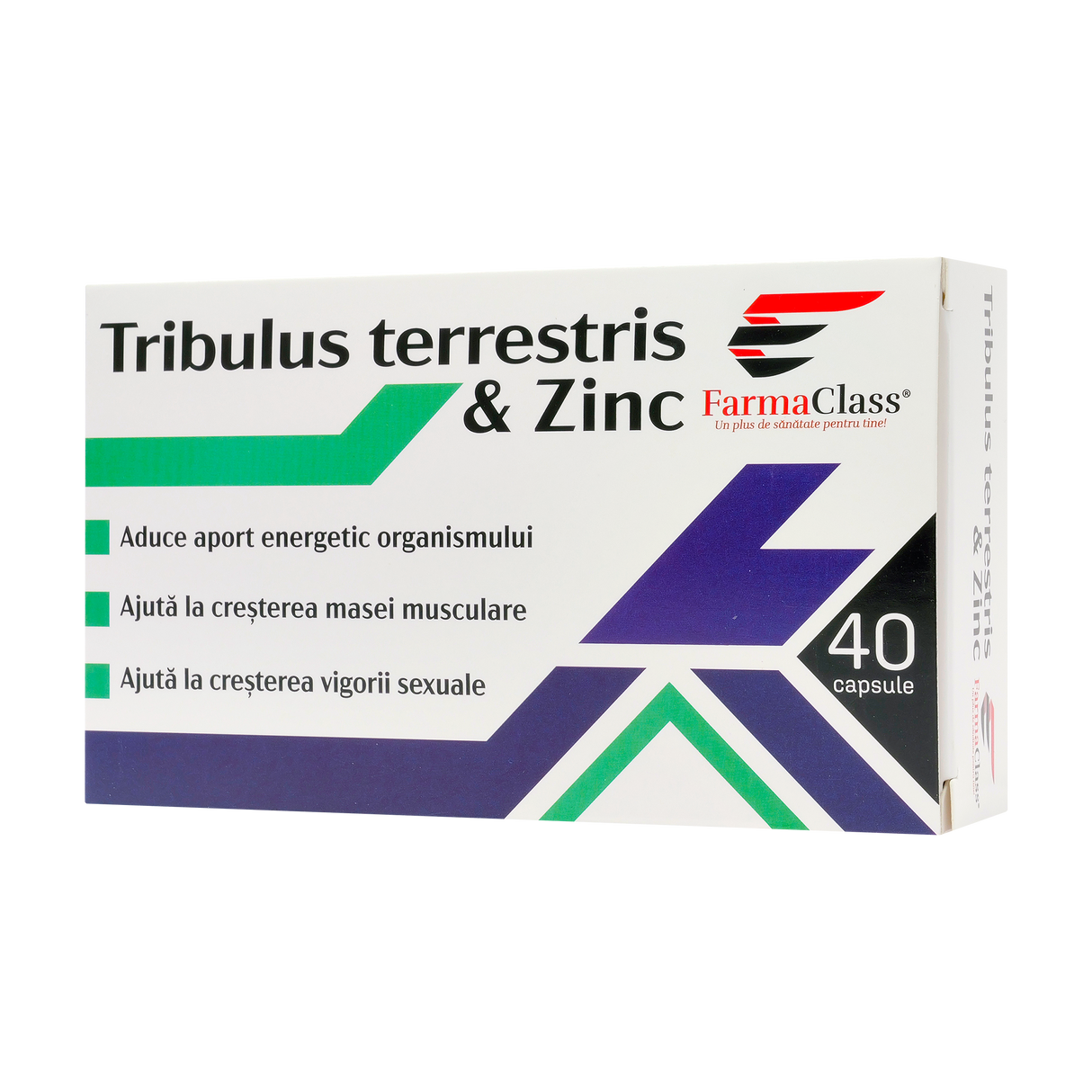 Tribulus terrestris si zinc 40 capsule