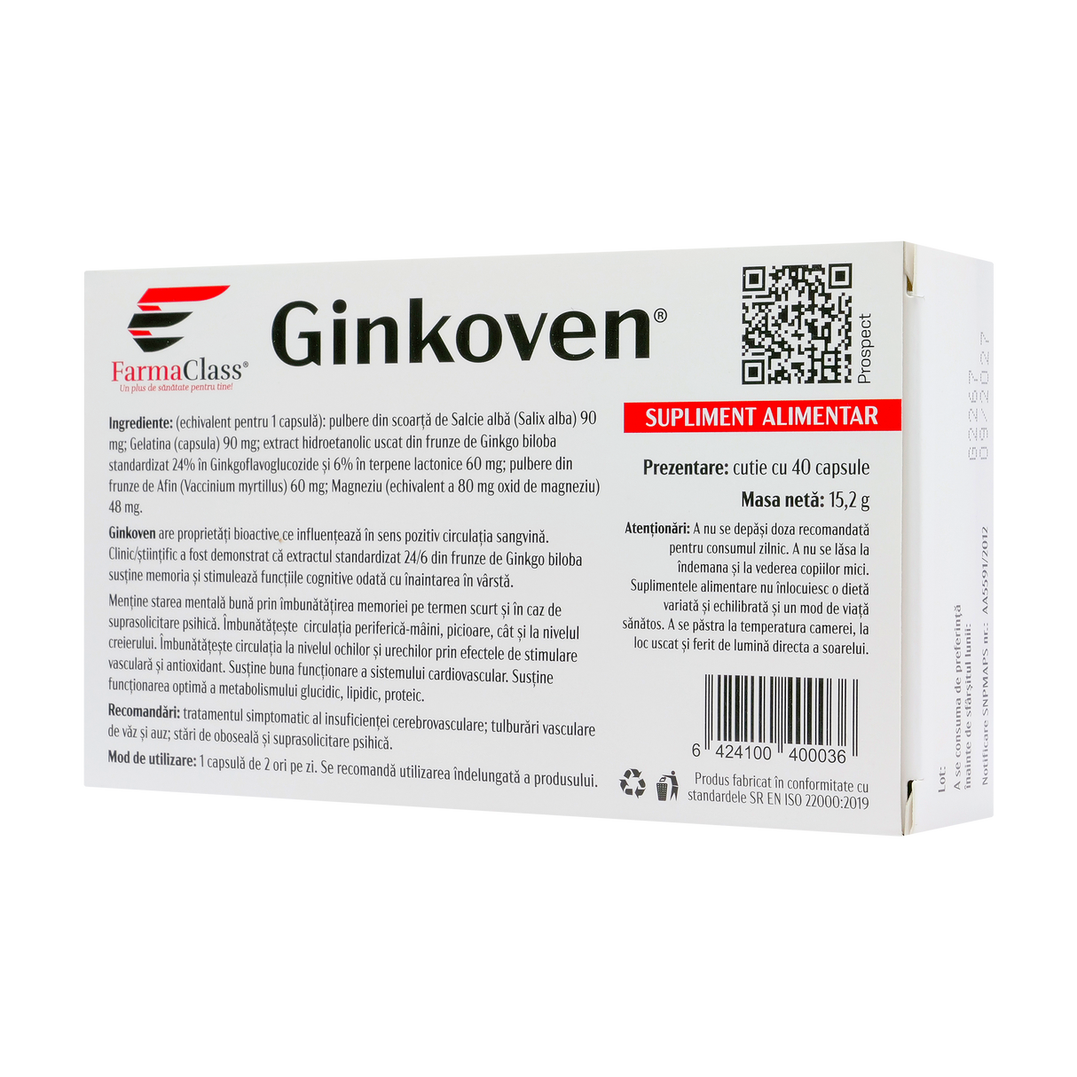 Ginkoven 40 capsule