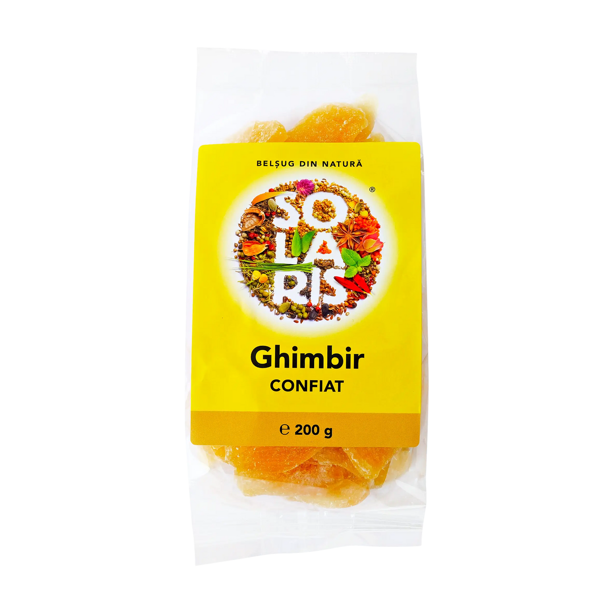 Ghimbir confiat 200 g