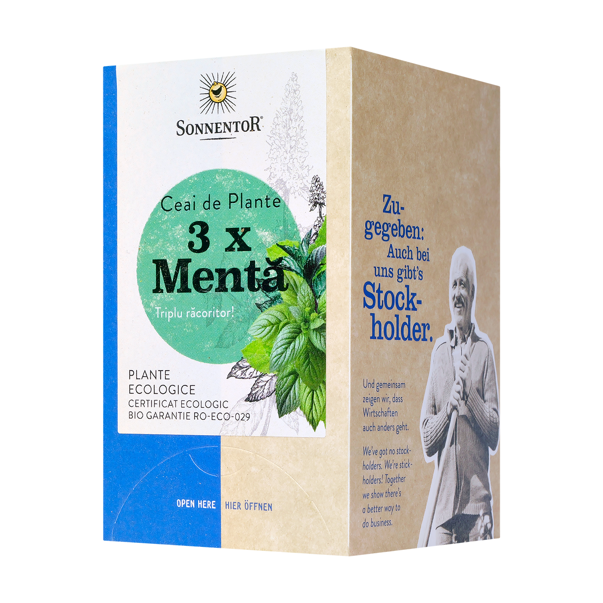 Ceai plante 3 x menta 18 plicuri
