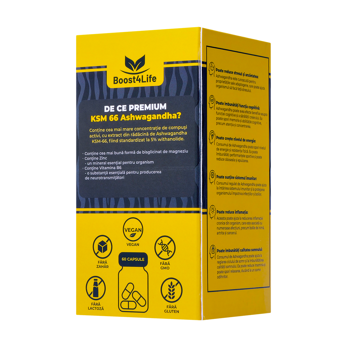 Ashwagandha premium KSM-66 60 capsule