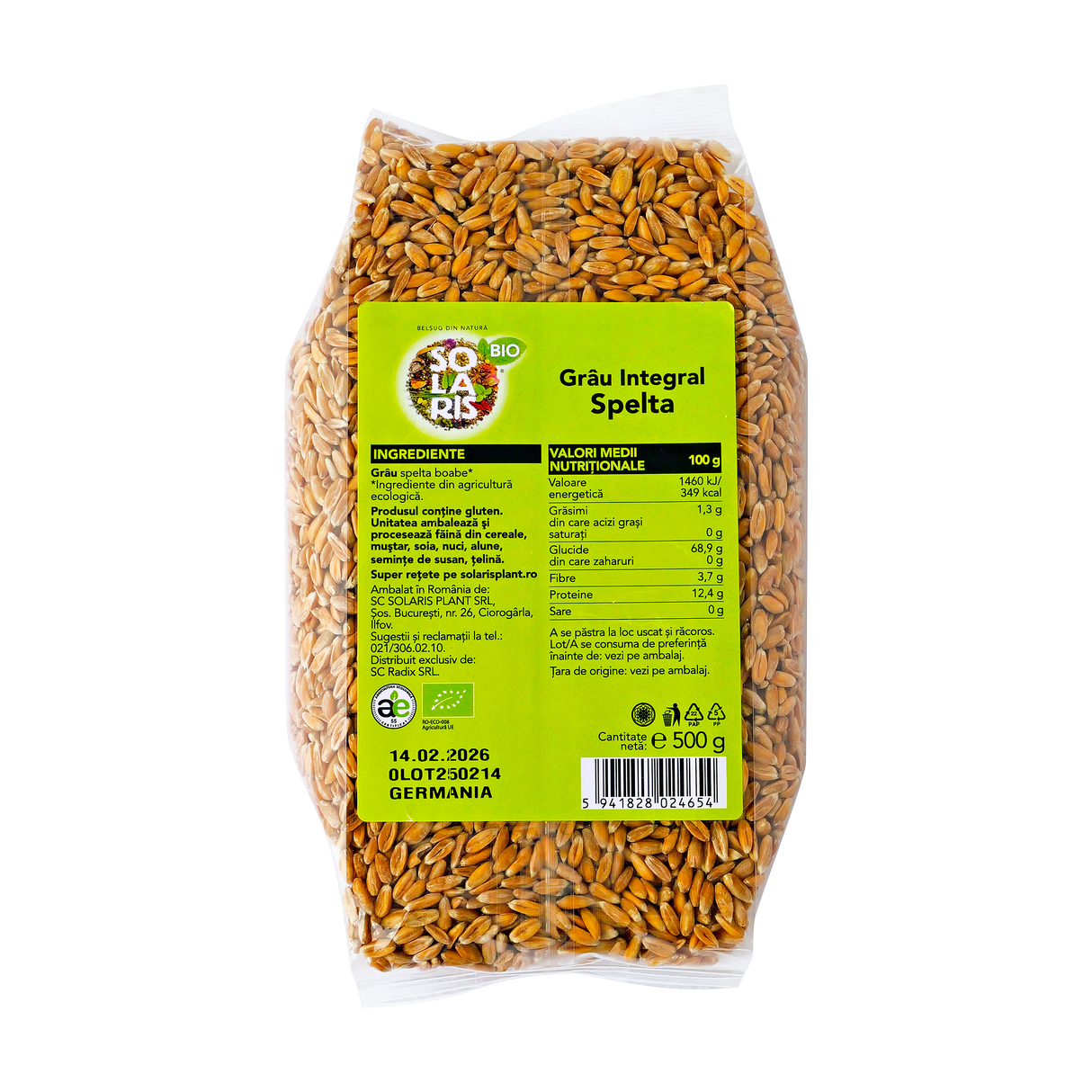 Grau integral Spelta 500 g