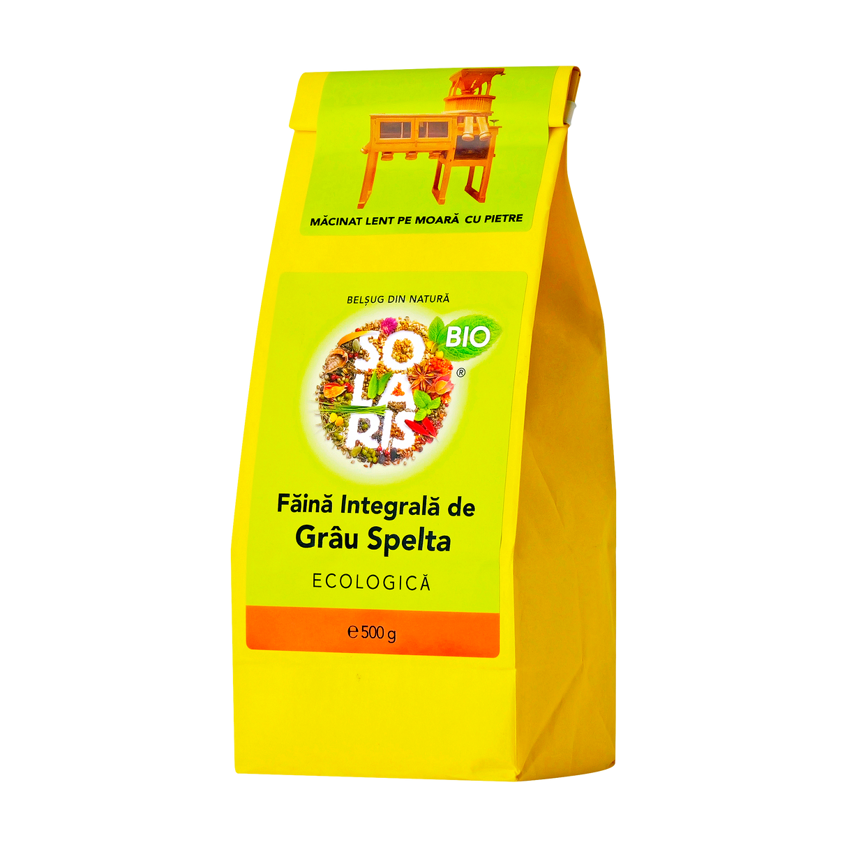 Faina integrala de grau spelta eco 500g Solaris Bio