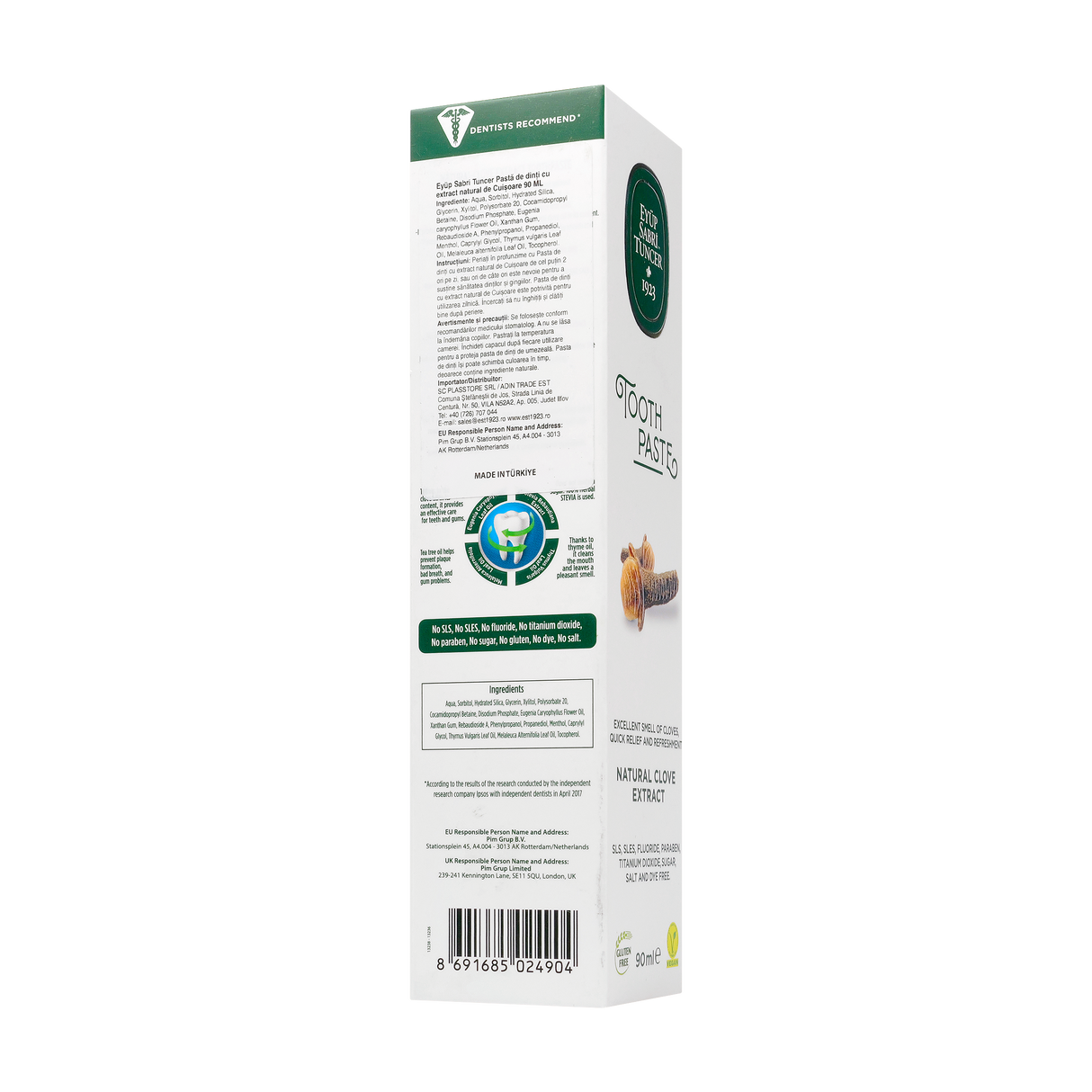 Pasta dinti cu Extract de cuisoare 90 ml