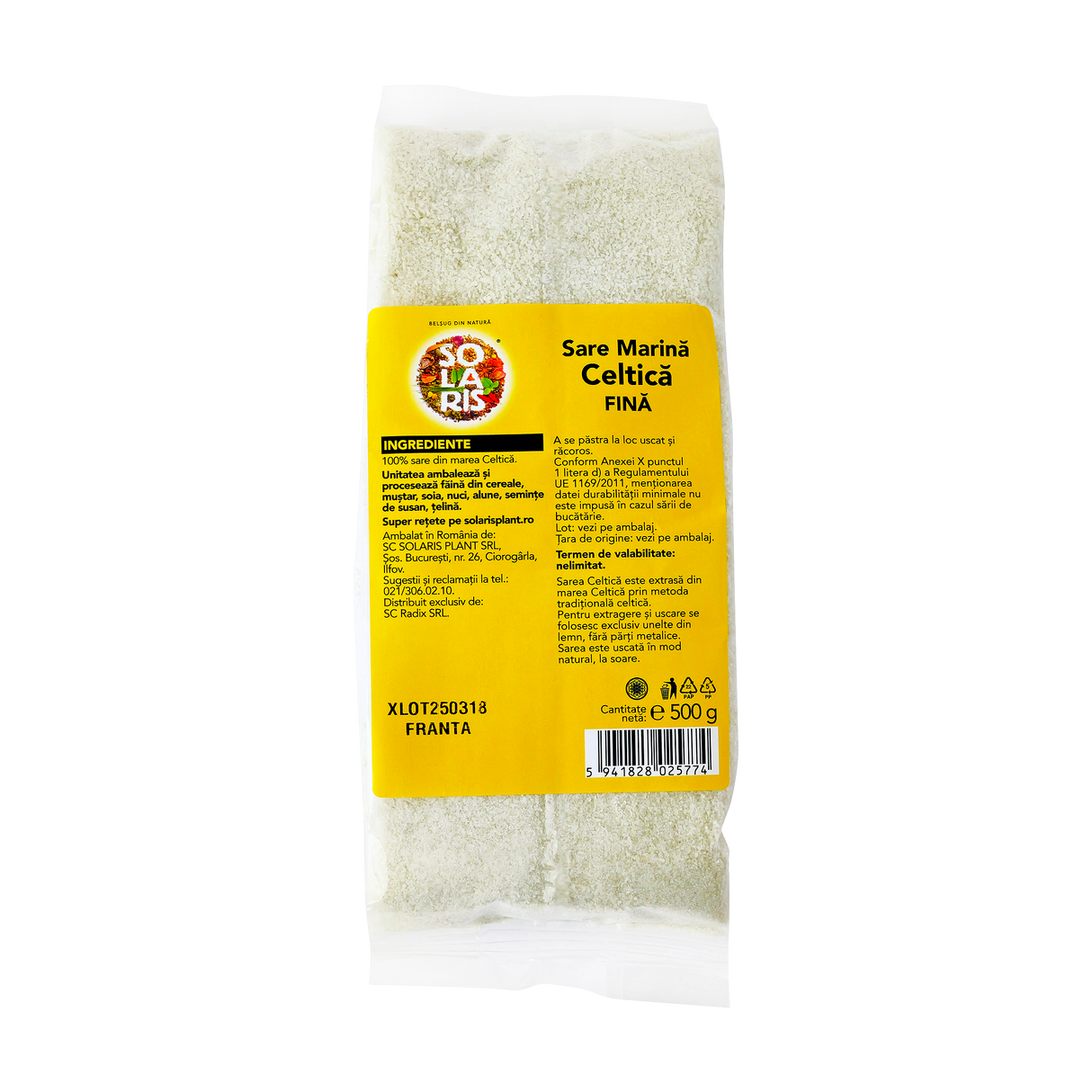 Sare marina fina celtica 500 g