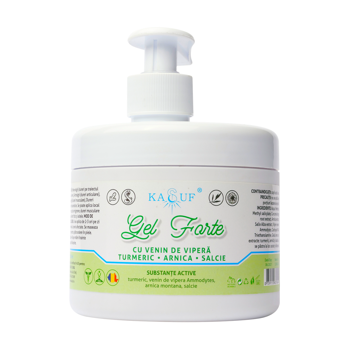 Gel forte cu venin de vipera 500 ml