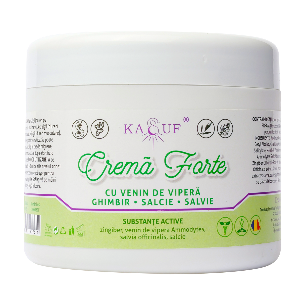 Crema forte cu venin de vipera 500 ml