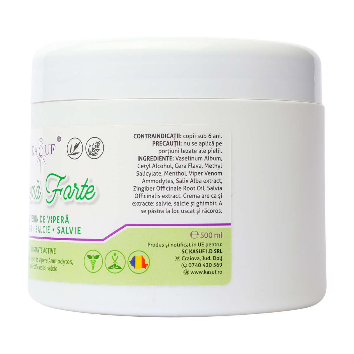 Crema forte cu venin de vipera 500 ml