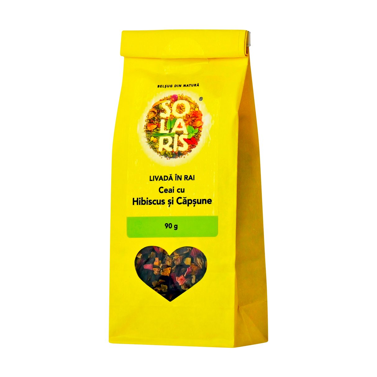 Ceai cu hibiscus si capsune 90 g