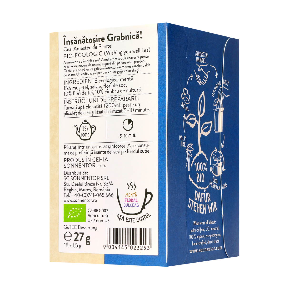 Ceai Insanatosire grabnica 18 plicuri