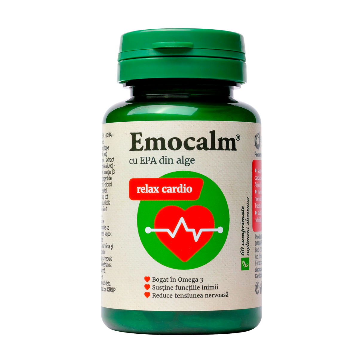 Emocalm cu epa din alge 60cpr Dacia Plant 60 comprimate