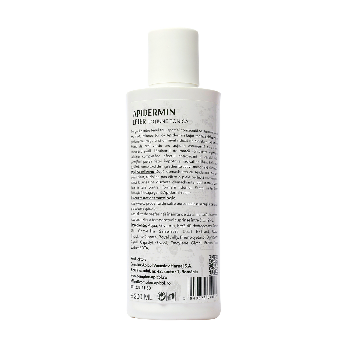 Apidermin lejer lotiune tonica 200 ml