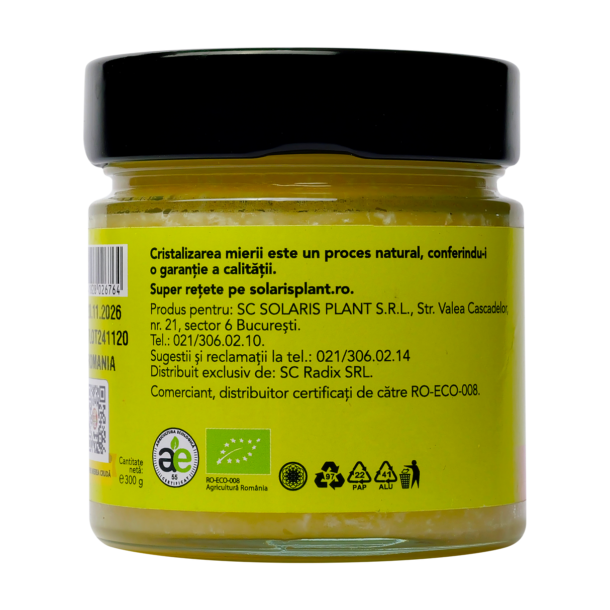 Miere cruda tei 300 g