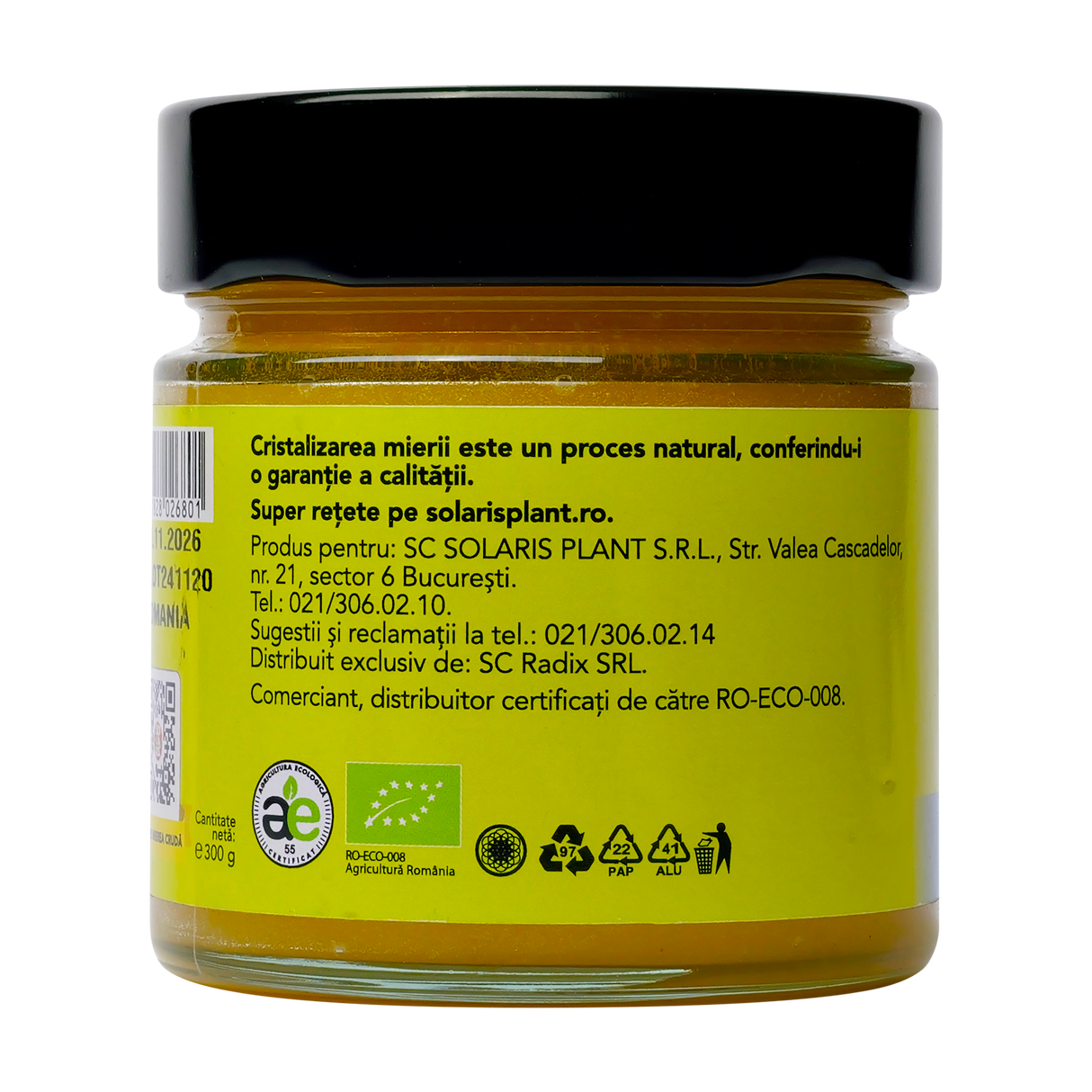 Miere cruda poliflora 300 g