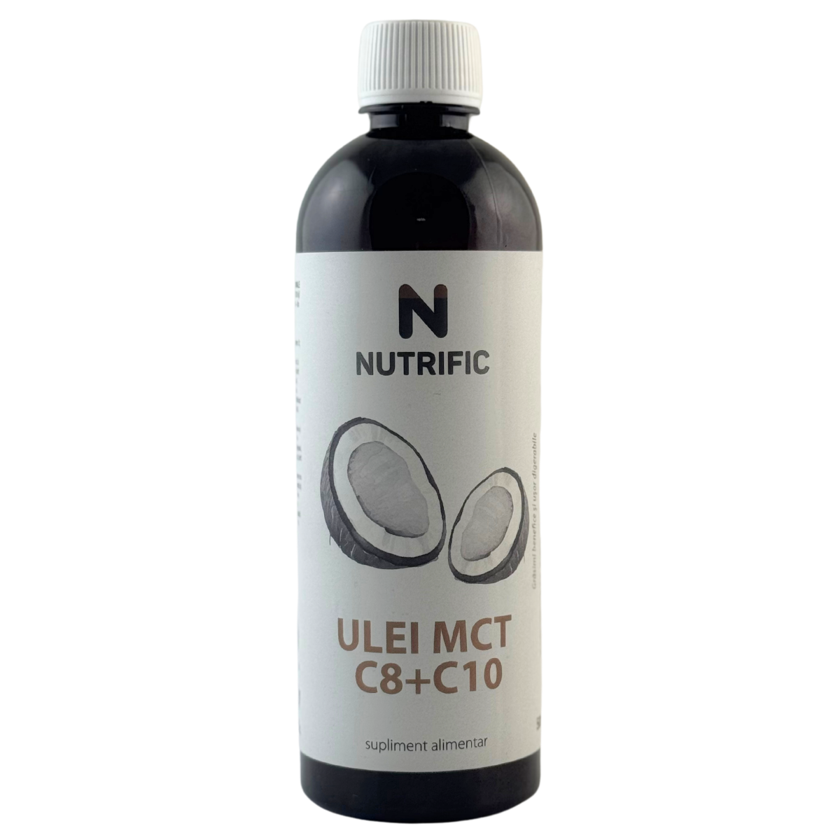 Ulei MCT C8+C10 din ulei pur de cocos 500 ml