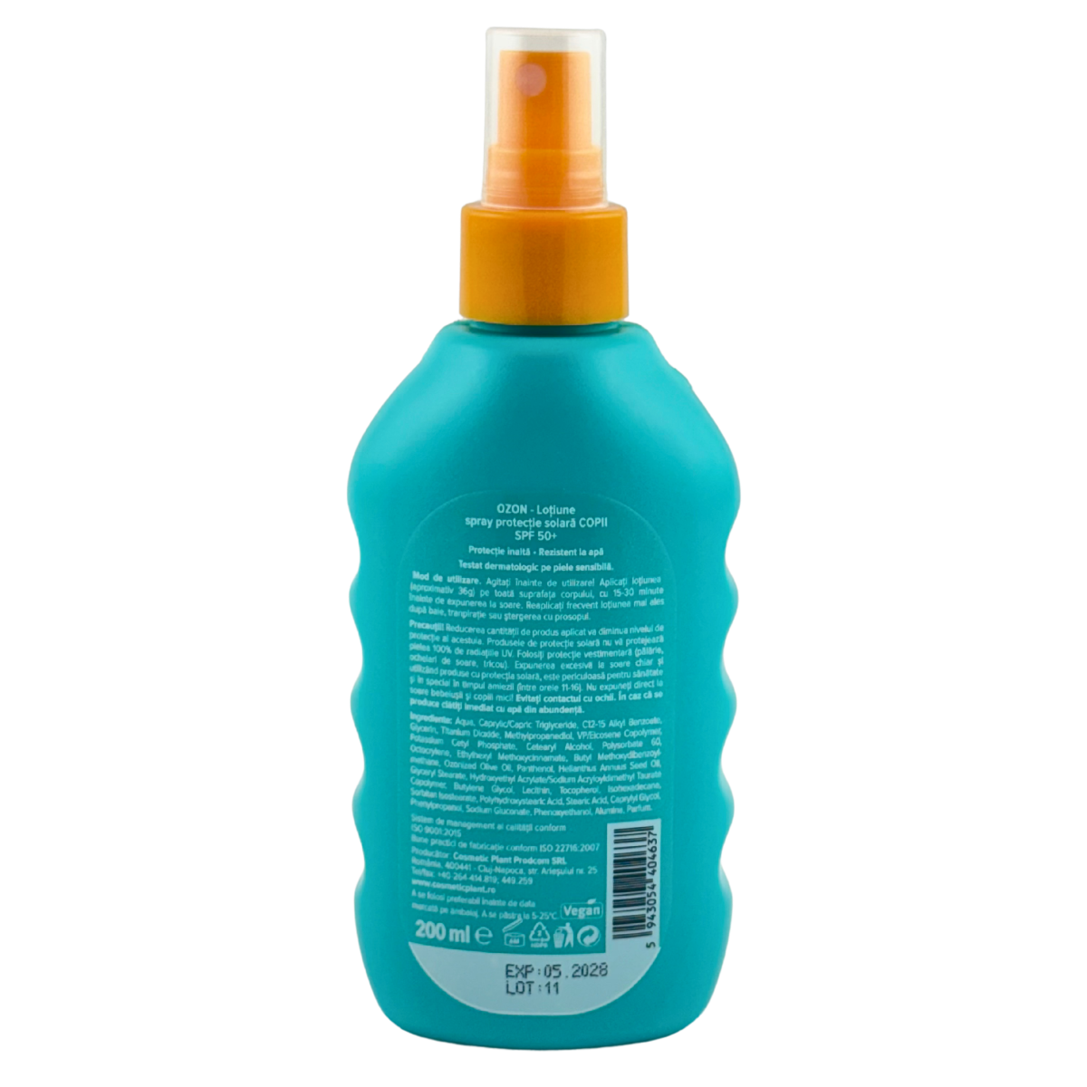 Lotiune spray protectie solara Copii SPF 50+ 200 ml
