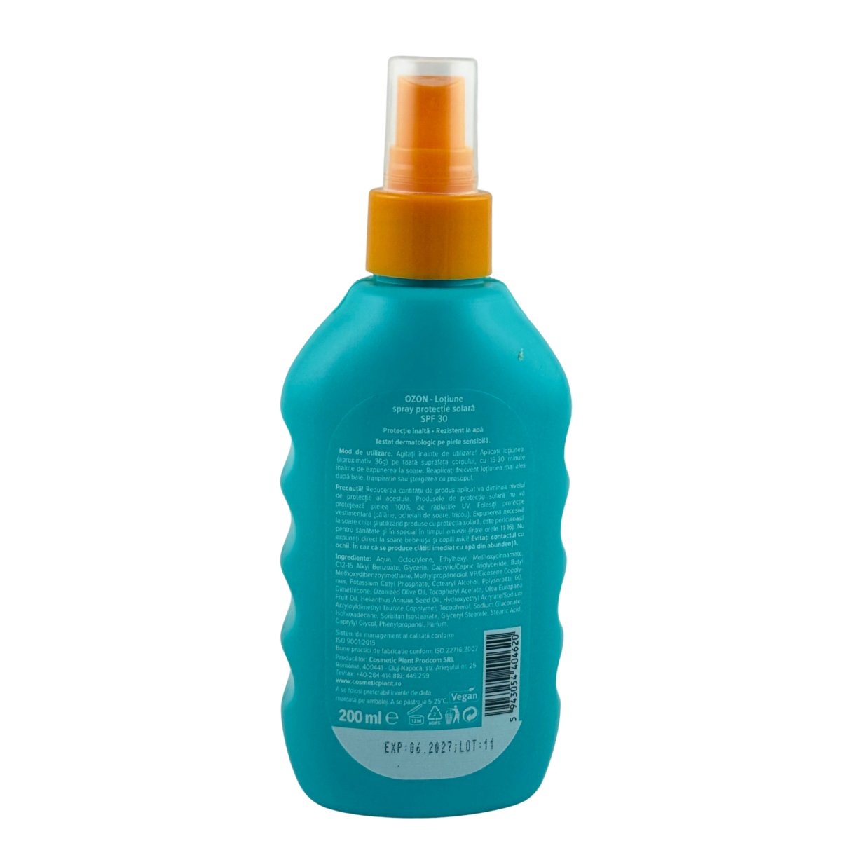 Lotiune spray protectie solara SPF 30 200 ml